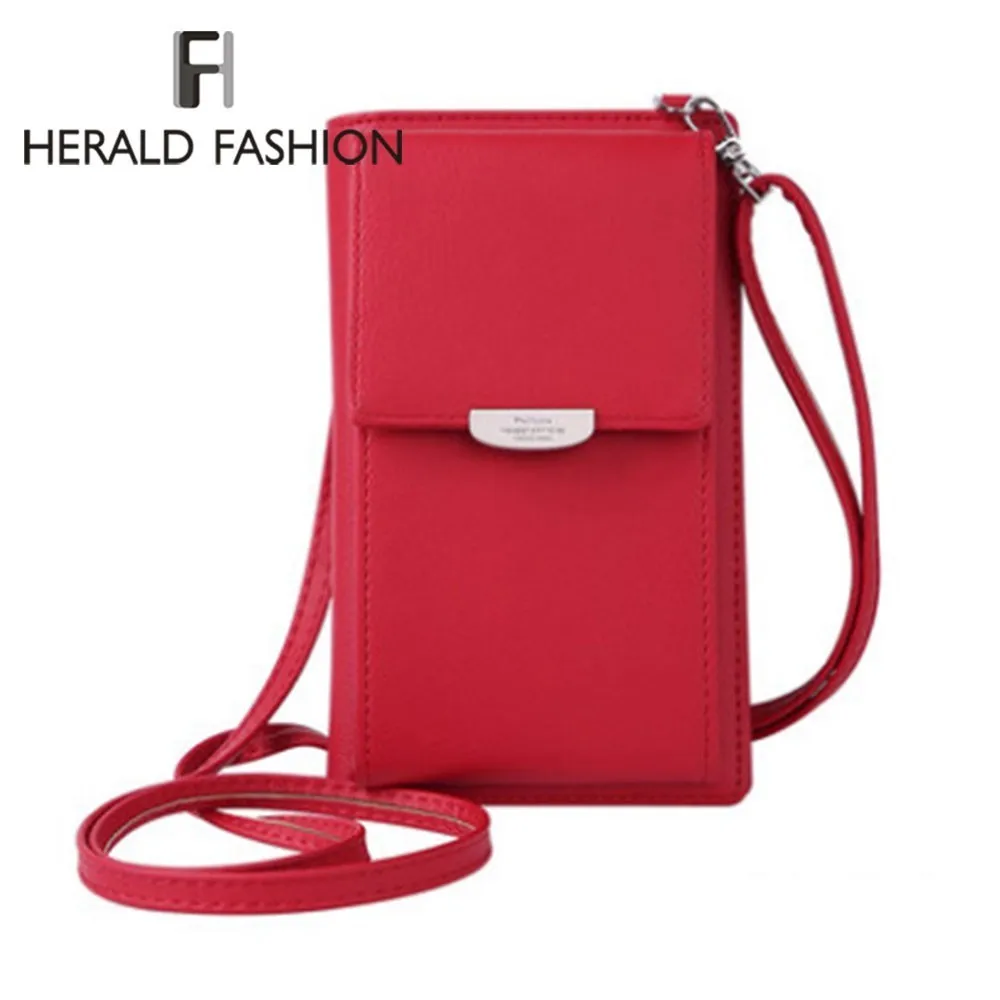 Herald Fashion Женская мини сумка через плечо многофункциональный Женский кошелек для