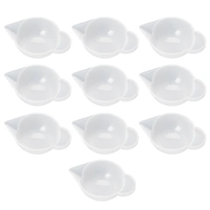 10 шт., силиконовые диспенсеры для формочек, для эпоксидной смолы