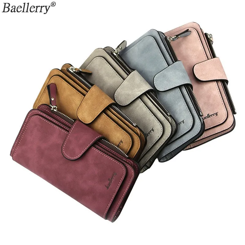 Женские кошельки Baellerry модные длинные из искусственной кожи с держателем для