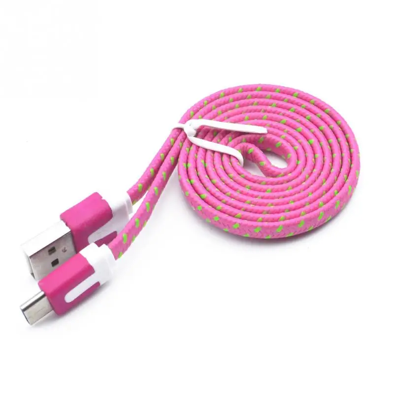 1 м/2 м/3 м Мини V8 разъем 3 фута веревка микро USB быстрое зарядное устройство провода