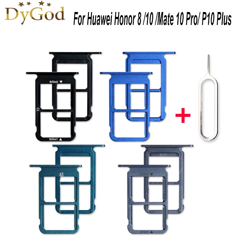 

For Huawei honor 10 honor8 mate 10 Pro P10 plus SIM Card Tray Slot Holder Adapter Repair Accessories+Take Sim Card Eject Tool