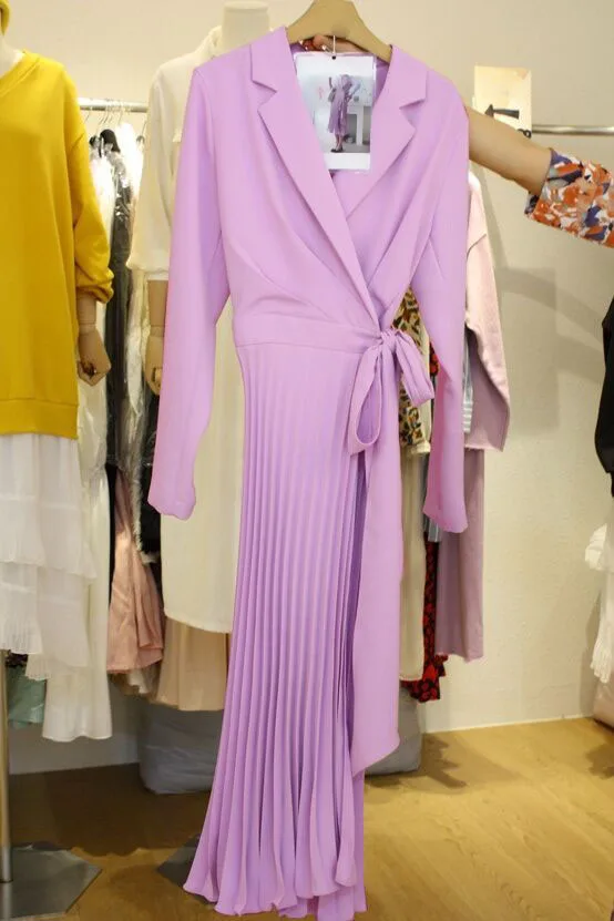 Женская одежда в Корейском стиле элегантное офисное женское плиссированное