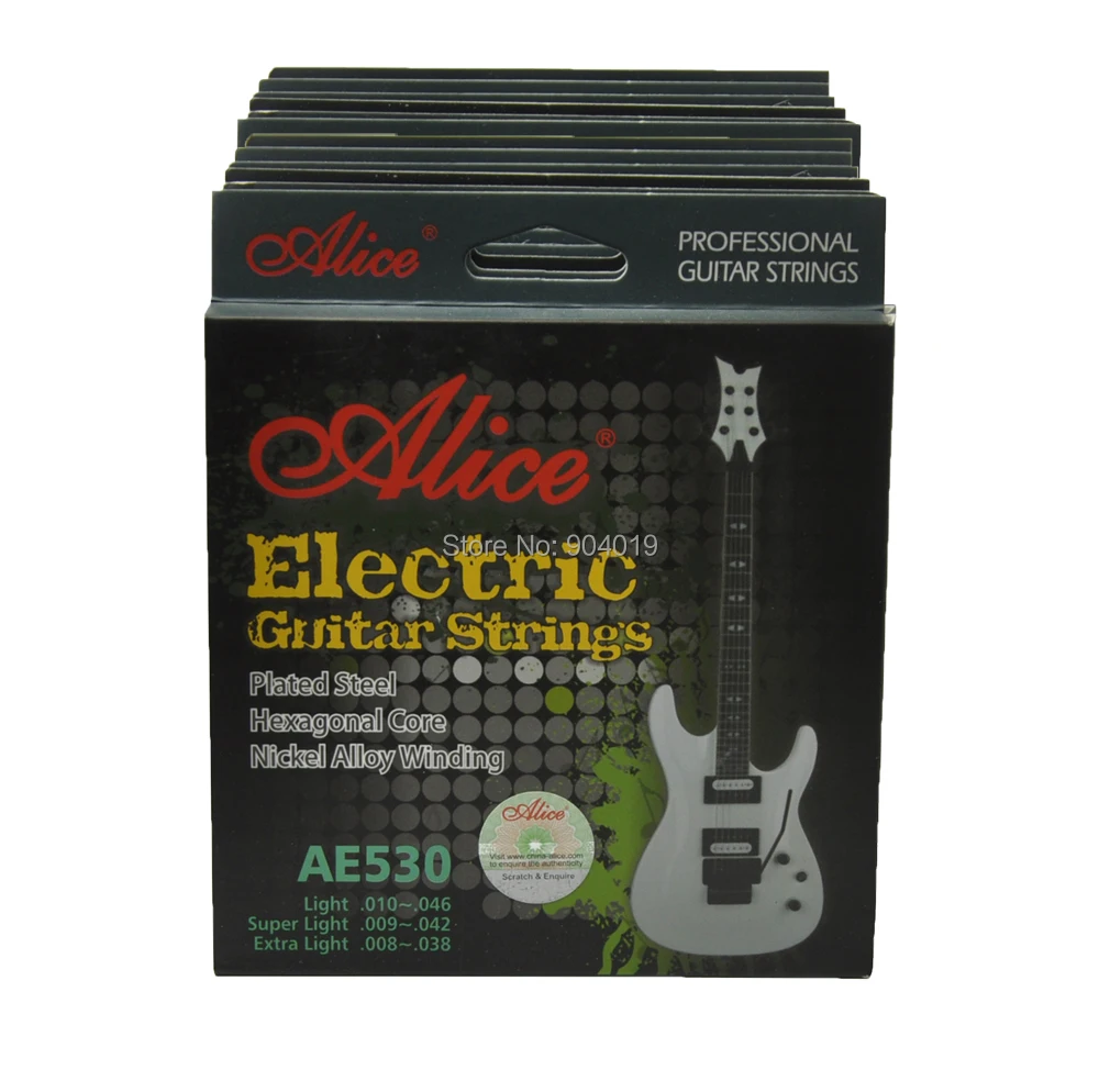 

Струны для электрогитары Alice AE530L 010, 12 комплектов