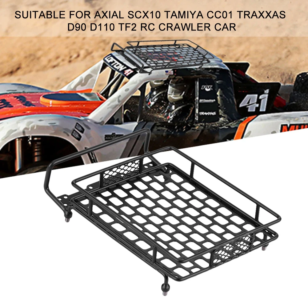Багажник на крышу багажная переноска с 8 эластичными веревками для Traxxas SCX10 CC01 D90