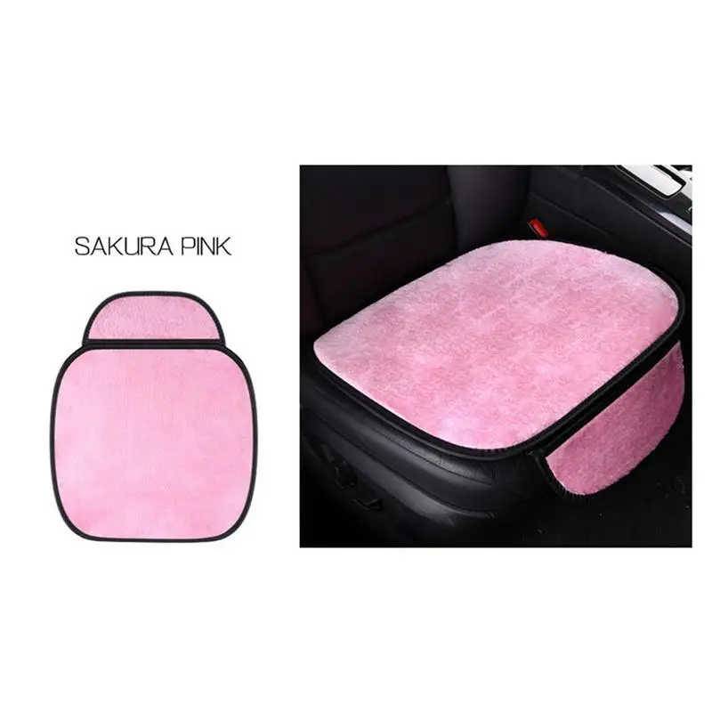 Теплый плюшевый защитный чехол для сиденья подушка автомобильного зимний плюш