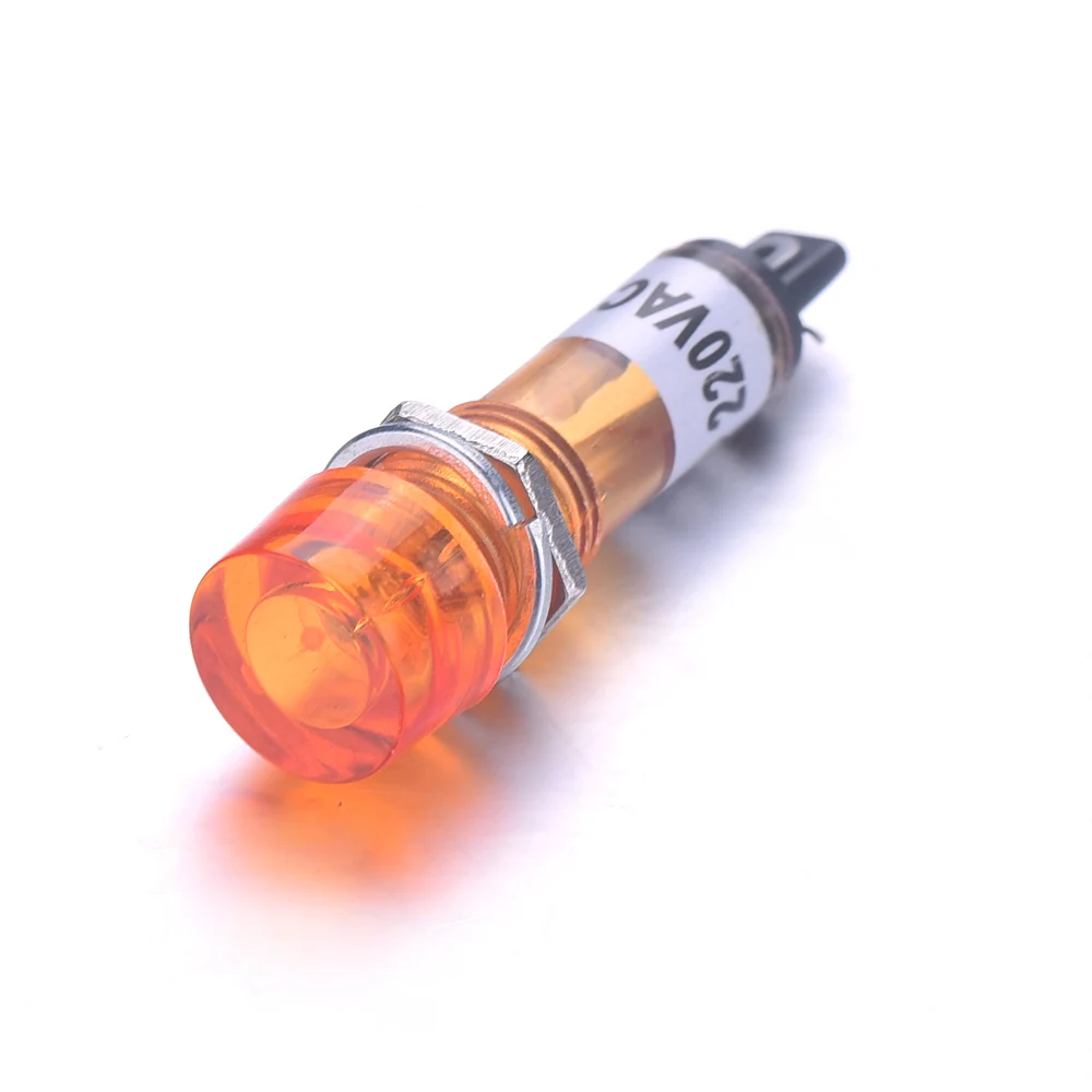Новинка 2 шт. 12 В 10 мм красный зеленый желтый для индикаторных сигналов