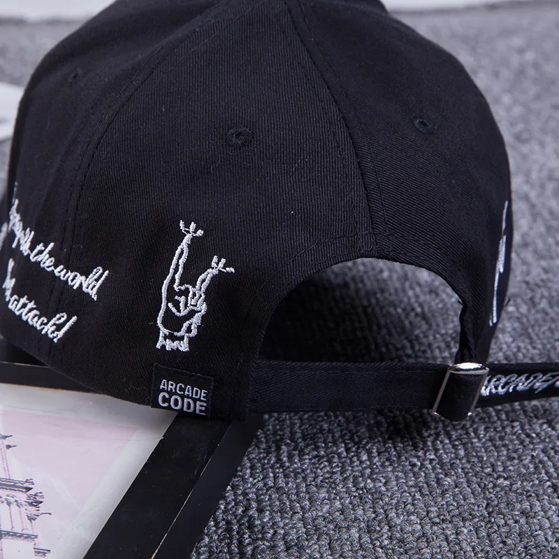 Модные мужские бейсболки с буквенным принтом регулируемые бейсбольные головные