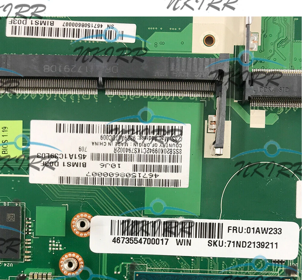 100% рабочая BIMS1 LA-D213P I5-6300HQ FRU 01AW233 GTX960M 2G материнская плата для ThinkPad S5 E560P | Компьютеры