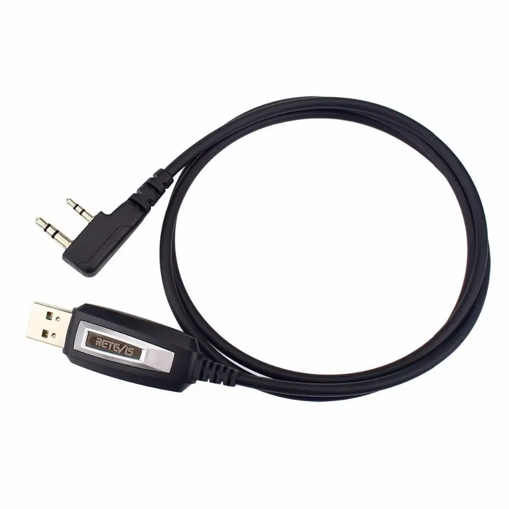 2Pin USB кабель для программирования RETEVIS H777 RT22 RT24 RT 5R RT81 RT15 RT80 Kenwood Baofeng UV UV5R 82 888 S