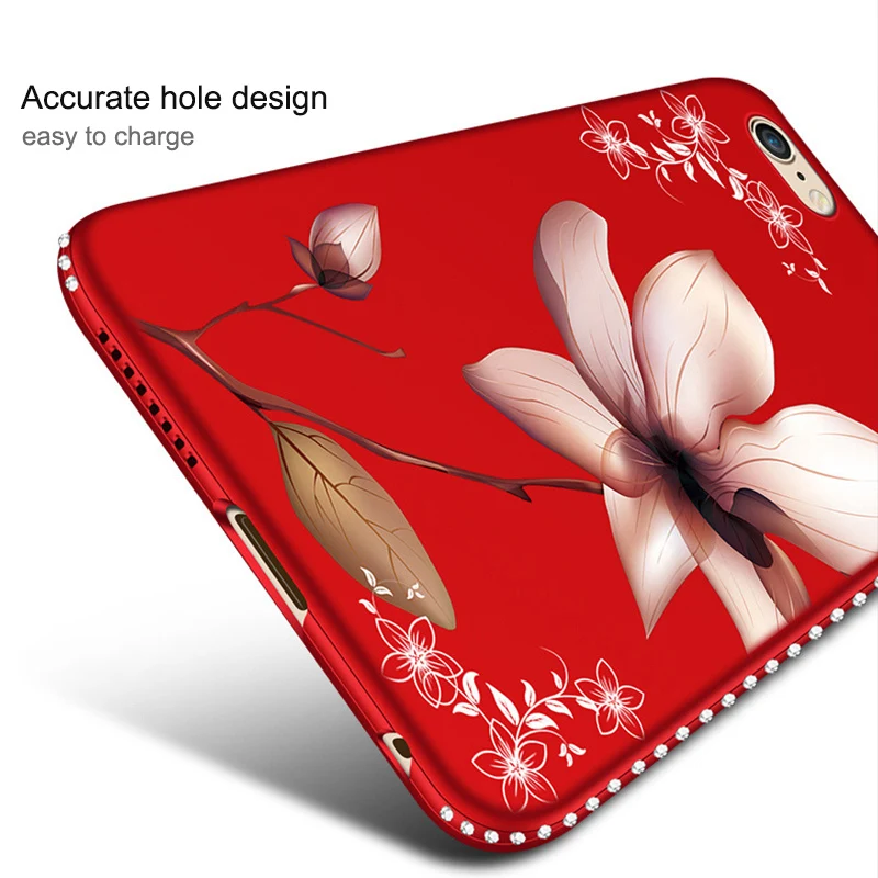 Flower Hoes For Samsung Galaxy A6 A8 2018 Plus Note 9 S8 S9 Case J4 J6 J2 Pro Core J5 J7 Prime Bling Diamond Cases Cover |