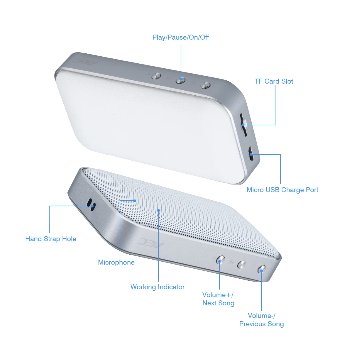Ecelvan 209 Беспроводные Bluetooth 4 2 колонки Портативный беспроводной плеер Мини