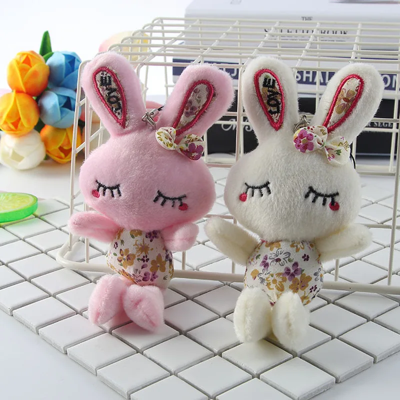 Kawaii Красота кролика плюшевые брелоки игрушка мягкая pp чучело из хлопка Животные