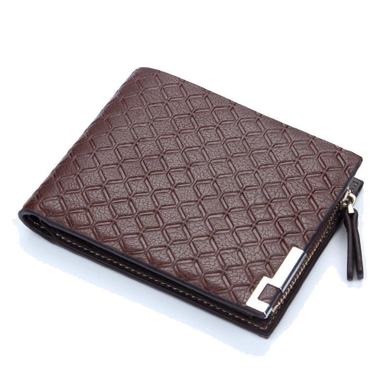 Повседневный мужской бумажник в европейском и американском стиле короткий