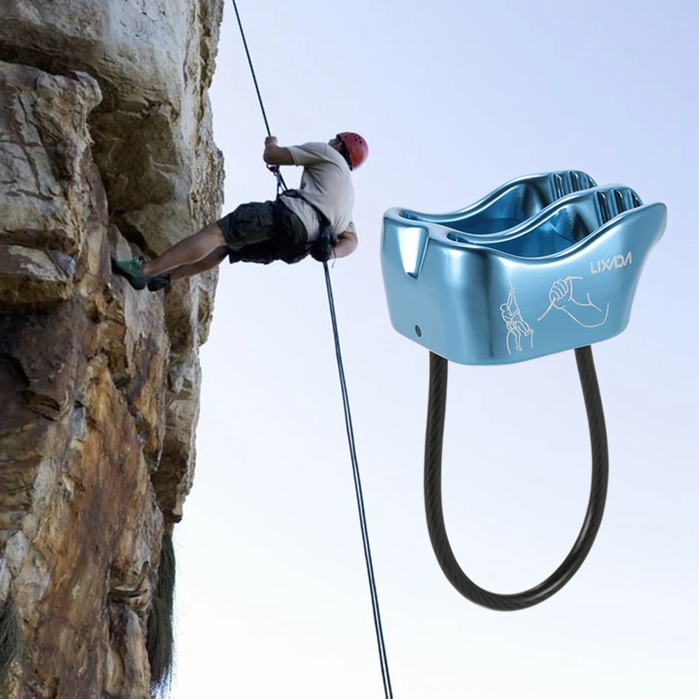 Альпинистские шкивные карабины с двойным слотом ATC Belay напоминание устройство
