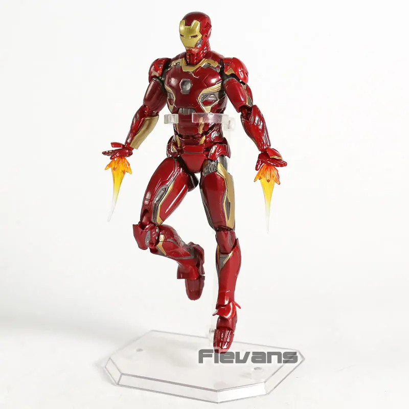 MAFEX № 022 ЖЕЛЕЗНЫЙ ЧЕЛОВЕК Марк МК 45 ПВХ экшн-фигурка Коллекционная модель игрушка