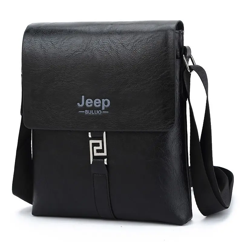 JEEP BULUO Высокое качество Мужские сумки на плечо Ретро Кожа Мужская сумка для