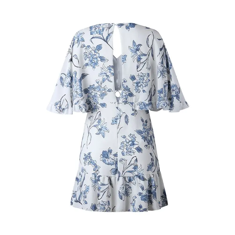 Летние женские мини платья Повседневные Элегантные Boho OL милые Вечерние Розовые