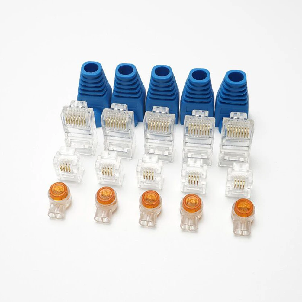 11 шт./комплект набор инструментов для ремонта сети LAN RJ45 RJ11 RJ12 CAT5 CAT5e | Инструменты