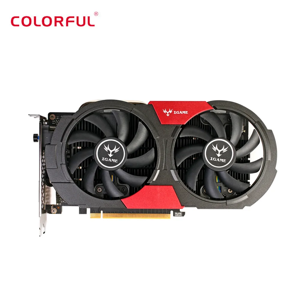 Красочная графическая карта NVIDIA GeForce GTX 1050 2G DDR5 7000 МГц 14 нм HDMI 128 бит