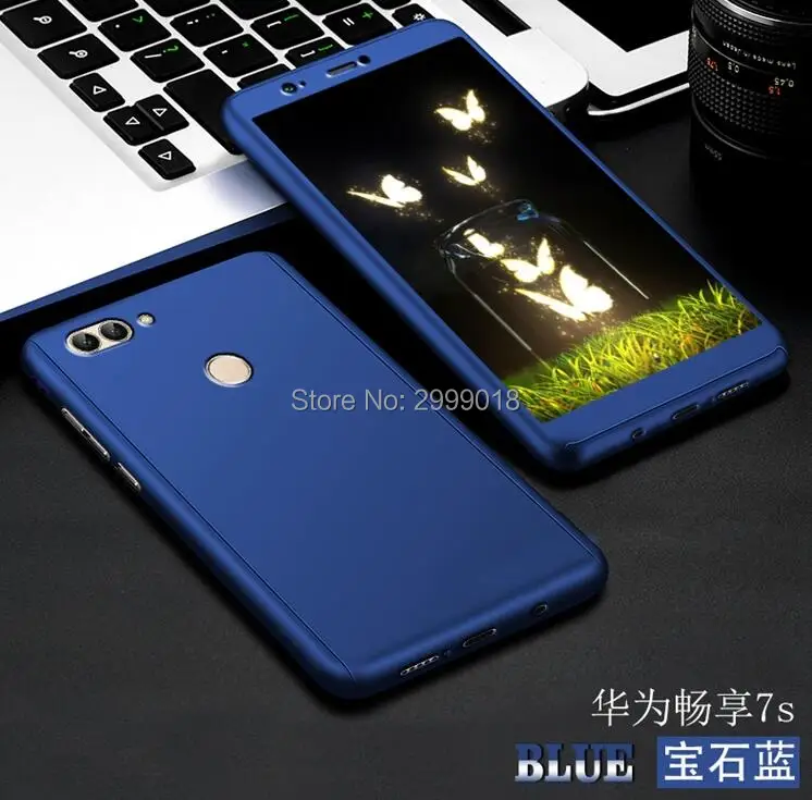 Чехол с полным покрытием 360 градусов для Huawei P Smart чехол закаленным стеклом SMART LX1 LX2