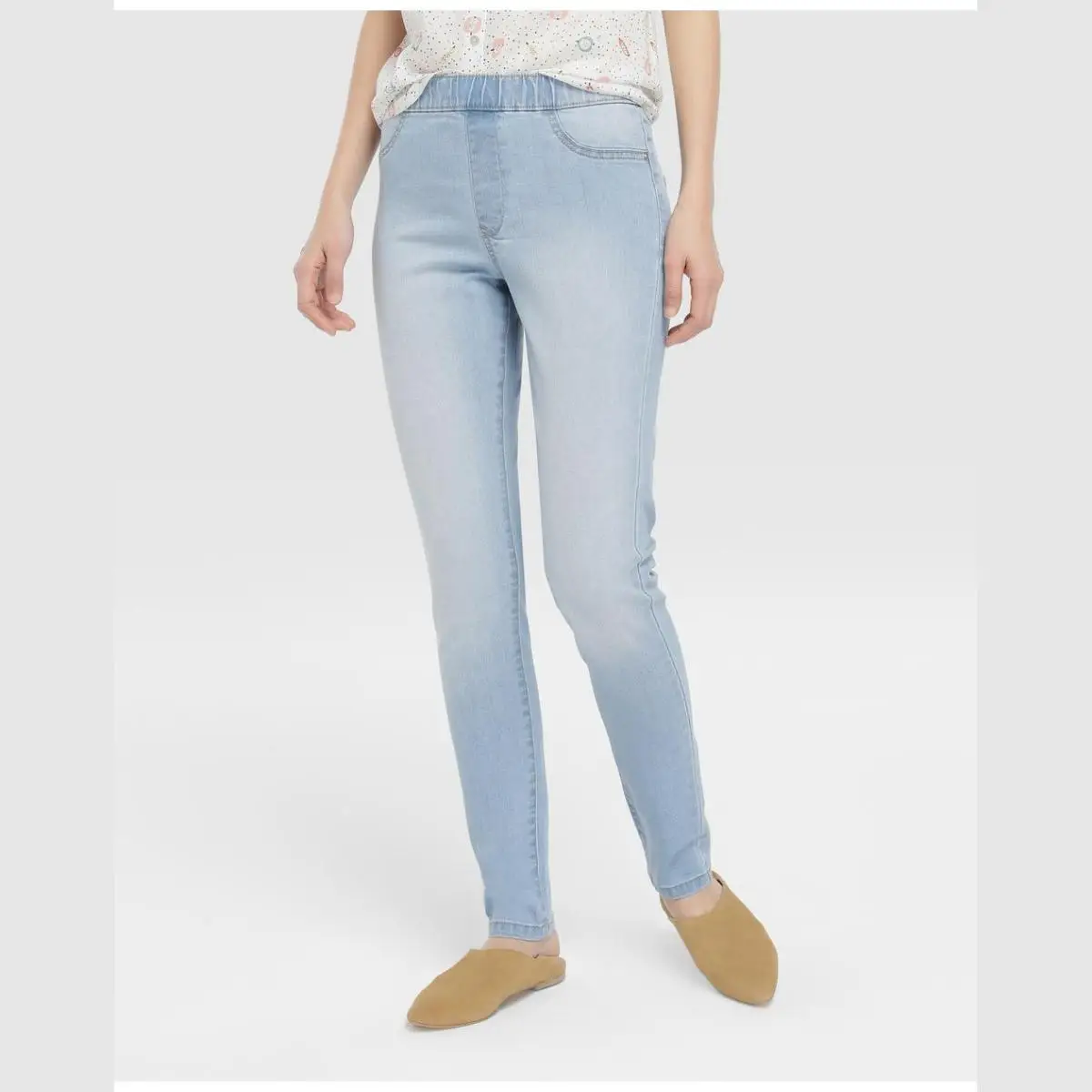 UNIT-WOMAN-SYNTHETIC-TROUSERS-JEGGING женской единицы. | Женская одежда