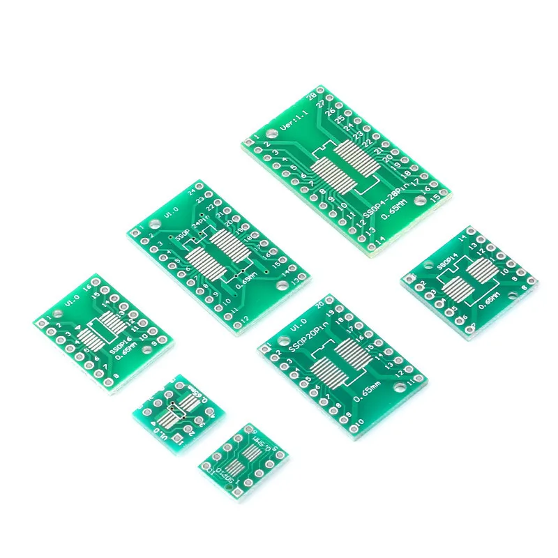 10 шт. набор печатных плат SMD Поворотный адаптер DIP преобразователь пластина SOP MSOP
