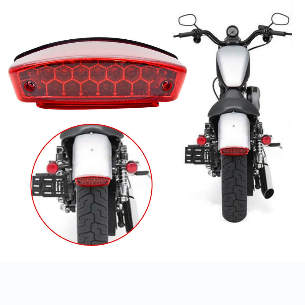 Мото rcycle 21 светодиодный задний фонарь крыло тормозной Свет для moto Bobber Chopper| |