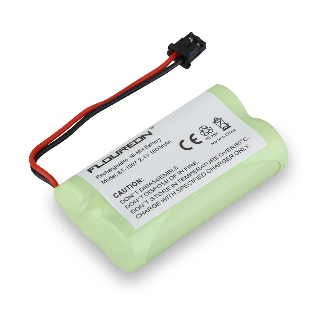 2 шт. батарея 4 V 1800mAh Ni MH Аккумуляторная для Uniden BT 1007 1015 DECT1580|Перезаряжаемые