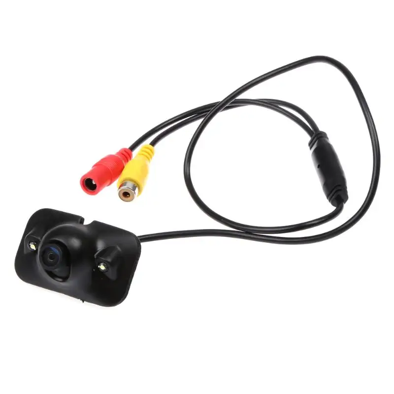 Car Rear View Reverse Backup Camera Auto Rearview Cam De Recul 2 Led Light Night Vision Parking Assistance Achteruitrijcamera | Автомобили