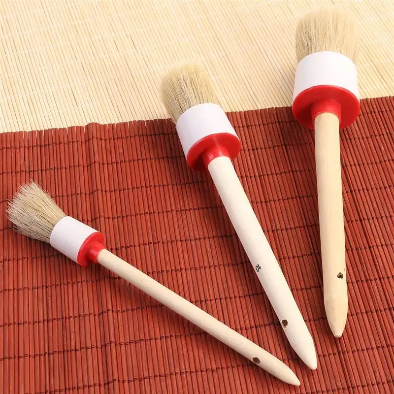 3pcs Bristle Cleaning Brush for Wheels / Interior Air Vent Emblems | Автомобили и мотоциклы