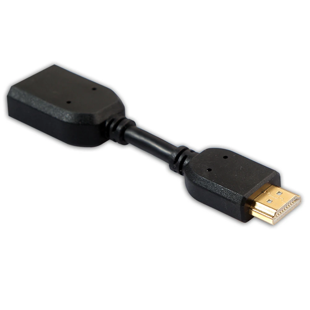 Адаптер с позолоченным штекером на гнездо 12 см 3D 1080P HDMI совместимый удлинитель