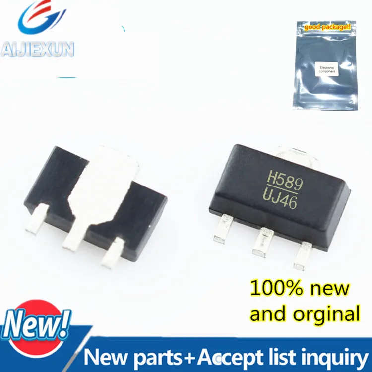 

Новинка 100%, оригинальный светоусилитель HMC589ST89 SOT-89 silk-screen H589 RF, 2 шт.