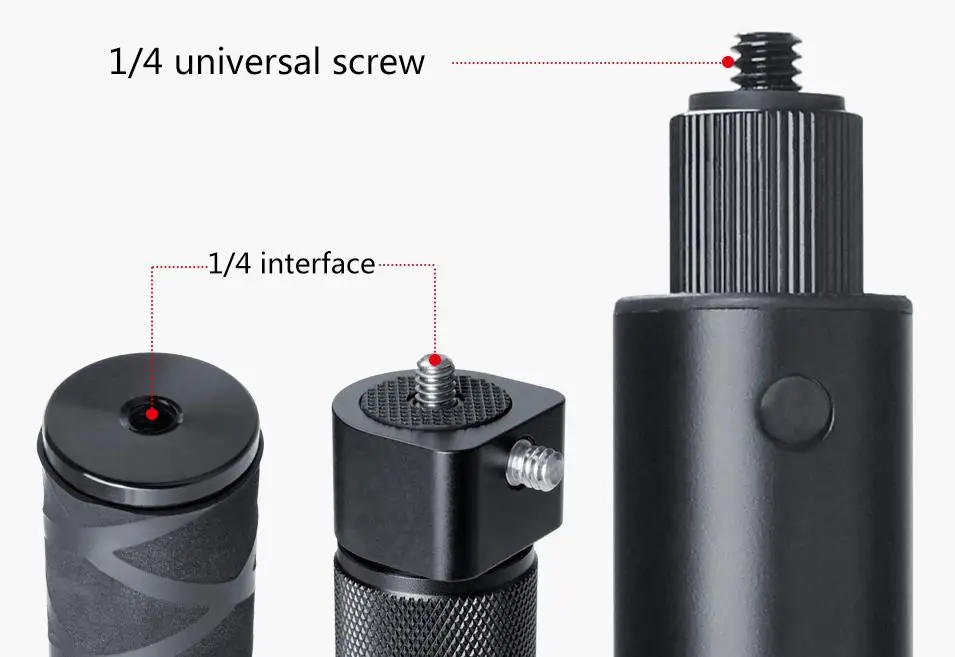 Для Insta 360 парааномическая камера ручная селфи палка монопод 1/4 винт Вращающаяся