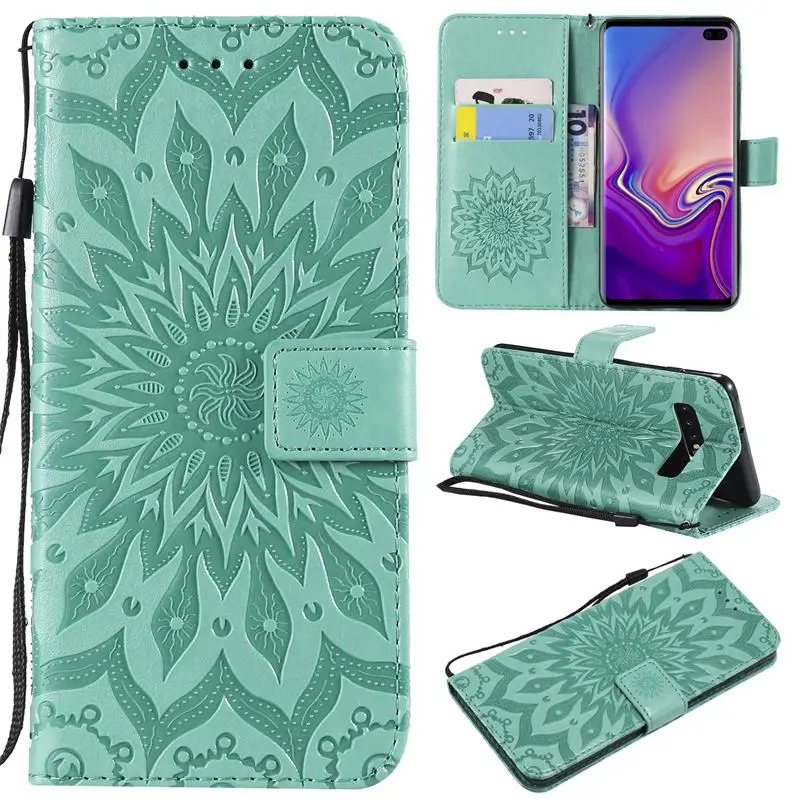Чехол с откидной крышкой для samsung Galaxy S10 чехол 6 1 из искусственной кожи телефона S10e