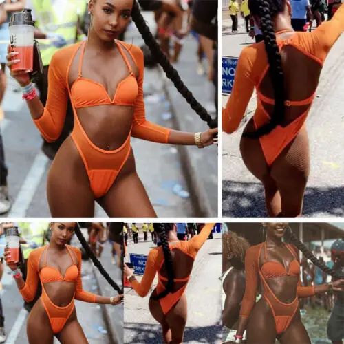 Женский цельный бикини пуш ап с подкладкой сексуальный пляжный купальник