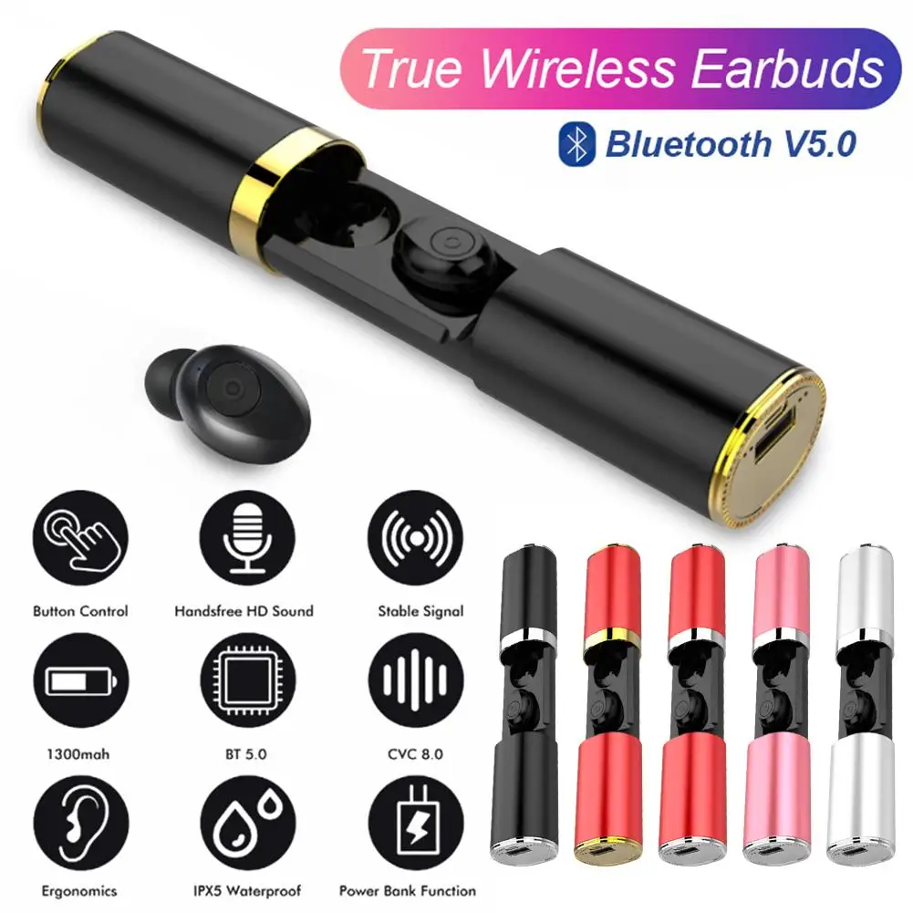 F9 Bluetooth 5 0 наушники TWS беспроводные бинауральные металлические водонепроницаемые