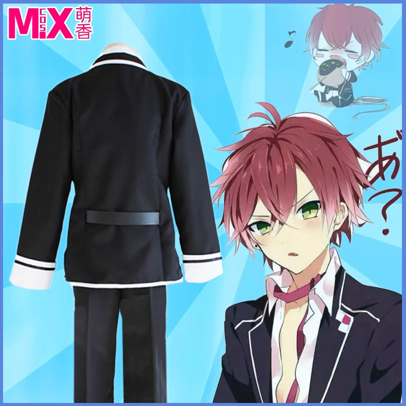 Diabolik Lovers Ayato Sakamaki школьная форма Одежда Косплей Костюм|Костюмы аниме| |