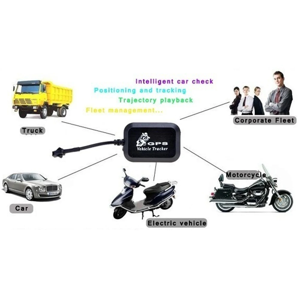 Радар сенсор мини автомобиль мотоцикл велосипед Противоугонная система LBS+ gps/GSM/GPRS Сигнализация в режиме реального времени автомобильный трекер монитор слежения