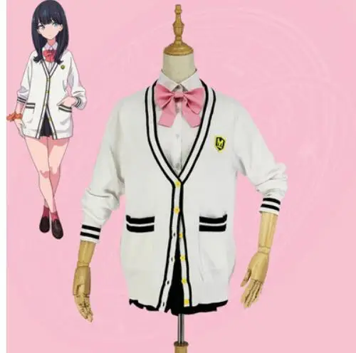 Аниме SSSS.GRIDMAN Косплей Костюм Takarada Rikka косплей костюм девочка школьная форма