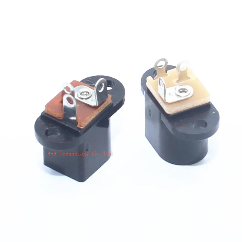 10 шт. DC017 розетка постоянного тока 5 мм * 2 1 с ушным отверстием стандартный адаптер