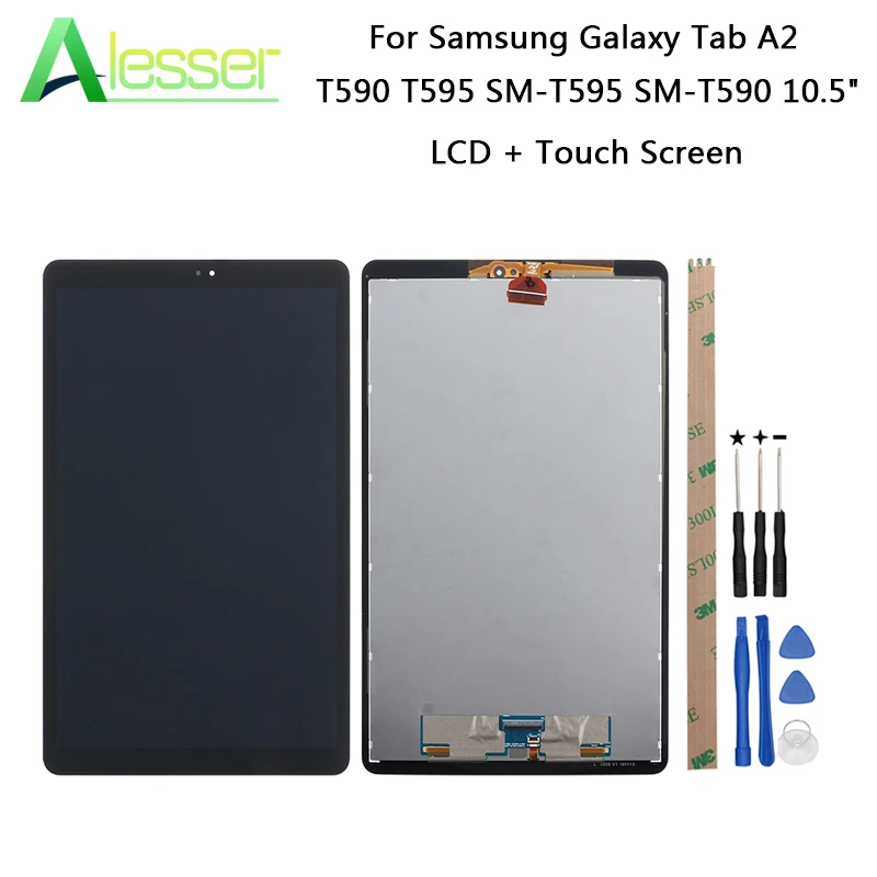 Alesser для Samsung Galaxy Tab A2 T590 T595 SM 10 5 &quotЖК дисплей + сенсорный экран Инструменты
