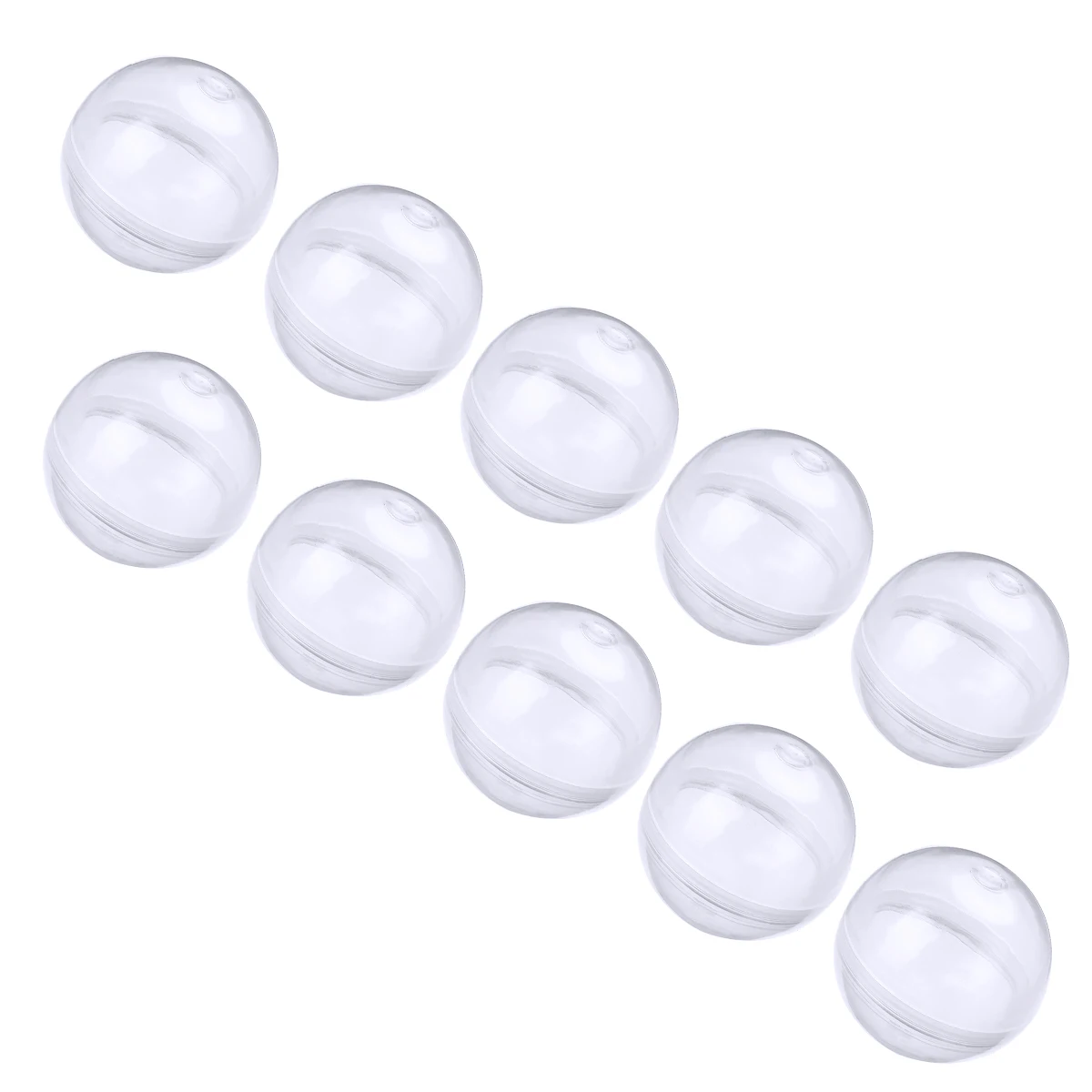 Прозрачные пластиковые пустые круглые игрушечные капсулы диаметром 1 2 дюйма 32 мм
