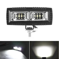 universal 40w 4000lm flood work light bar off road backup driving lights fog lamp 6500k ip67 for jeep bumper atv