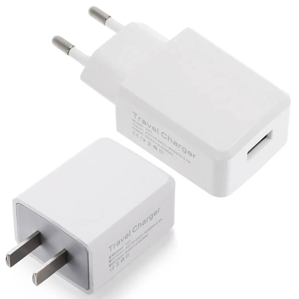 5 в 2.4A USB стены зарядное устройство AC адаптеры питания дорожное быстрое