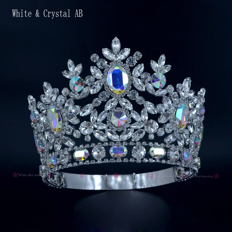 Pageant Crowns Australian Rhinestone Crystal Tiara Bridal Wedding Jewelry Fashion Hair Accessories For Woman Adjustable mo225