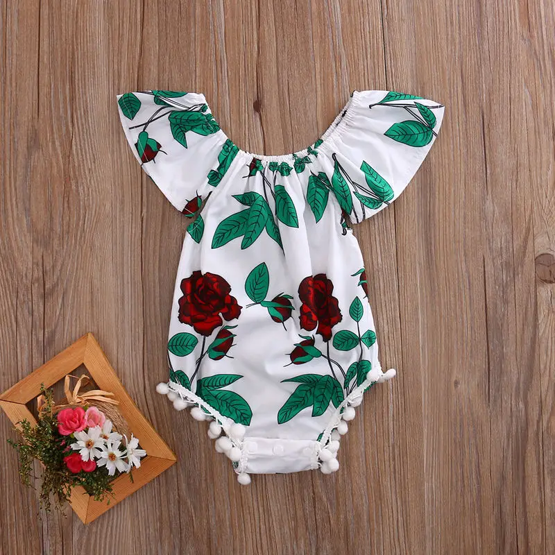 Летний купальный костюм для маленьких мальчиков и девочек с цветочным принтом