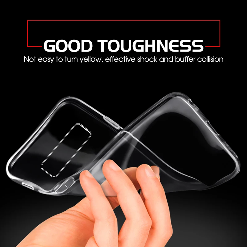 Silicone TPU Phone Cases For Samsung Galaxy S10 S8 S9 A30 A40 A70 A20 A10 A7 A8 A6 Plus 2018 Transparent Cover A50 |