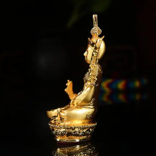 Тибетский сплав буддийский гуру лама Rinpoche падмасамбхава Будда статуя|Статуи и
