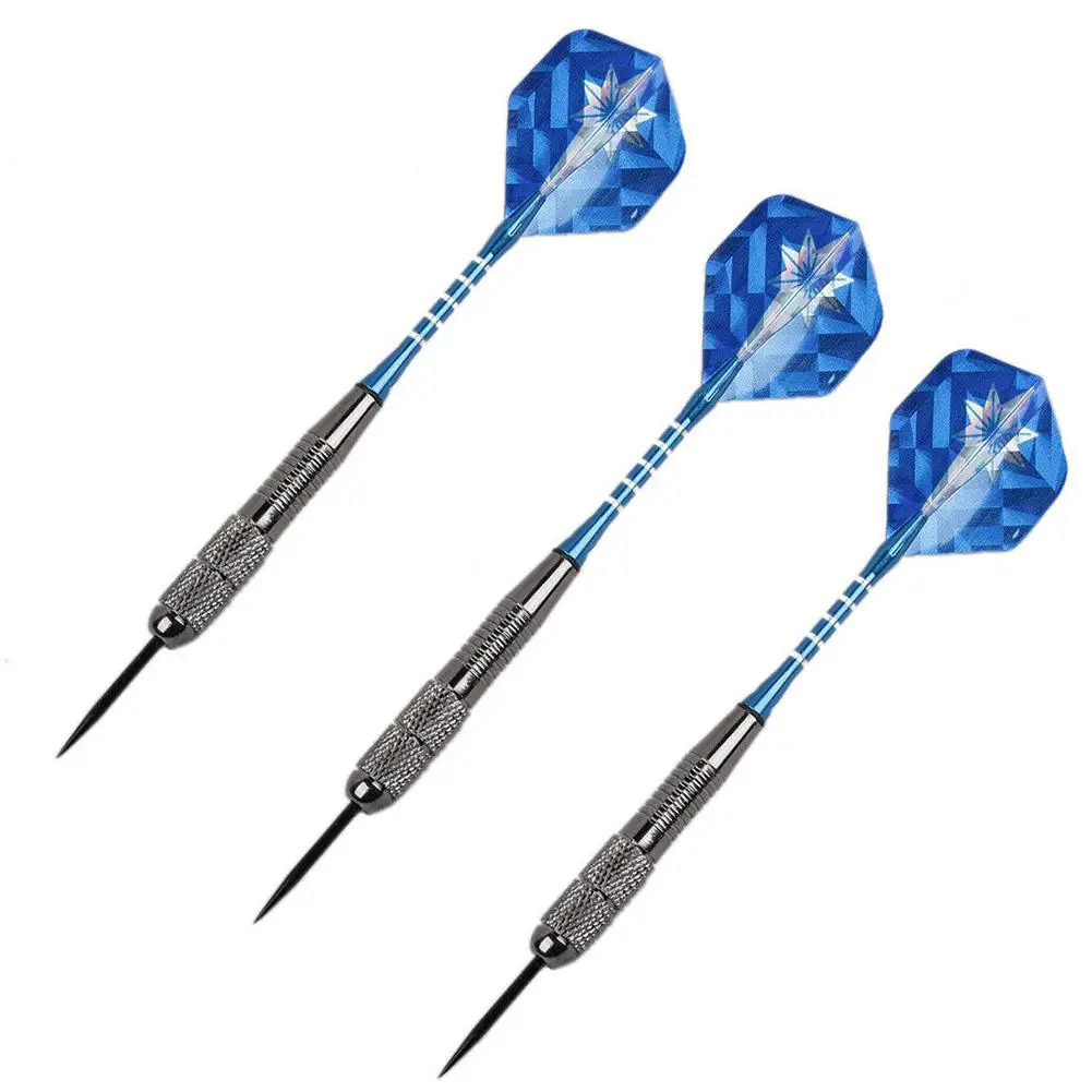 

3Pcs Steel Tips Darts 22g Shafts Nice Flight Harrow Point Wing Needle Barrel Tungsten Steel Needle Tip Darts With Flights Sports