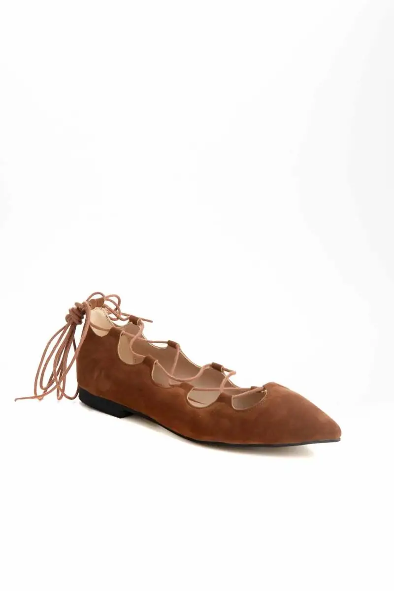 Женские балетки Bambi Tan D0120003372 | Обувь